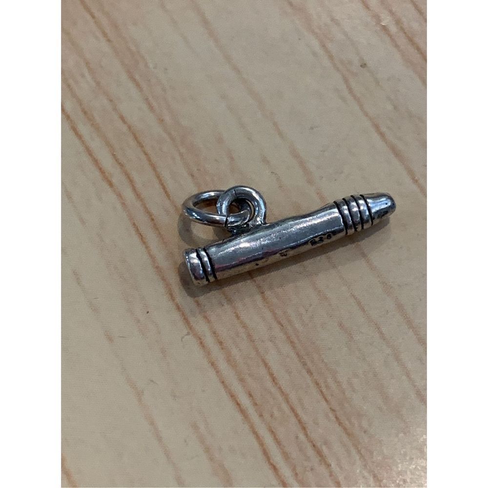 .925 Crayon Sterling Silver Jewelry Charm - Picture 3 of 6